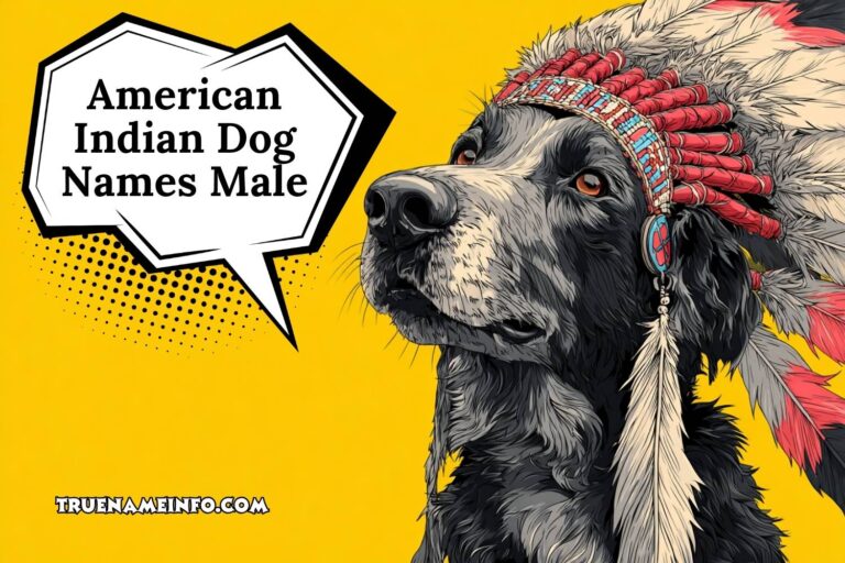 american indian dog names male