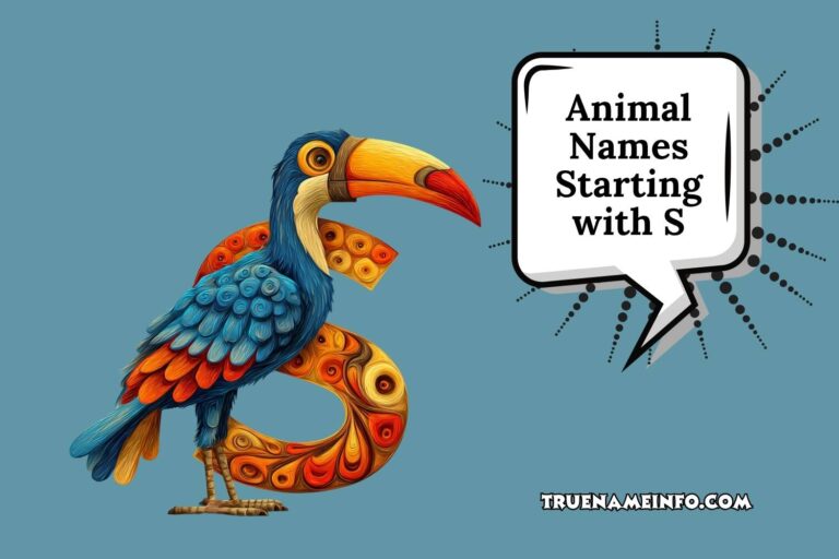 animal names starting with s