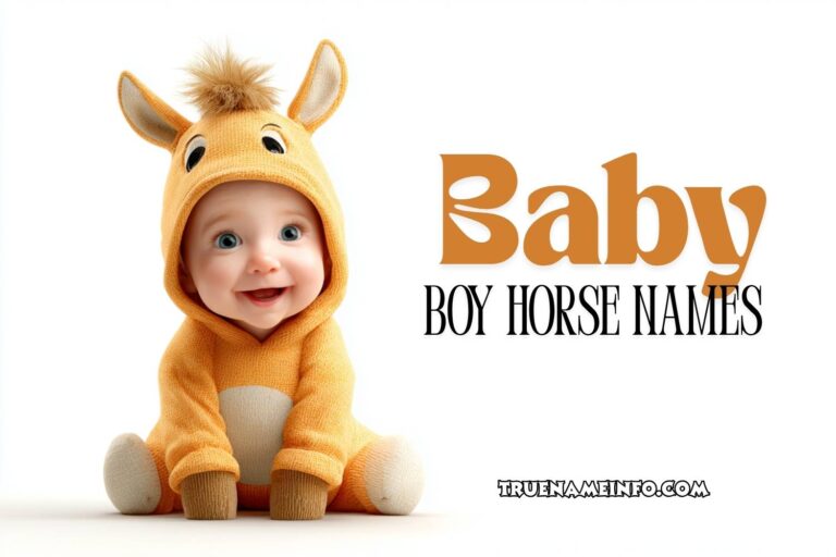 baby boy horse names
