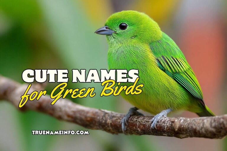 cute names for green birds
