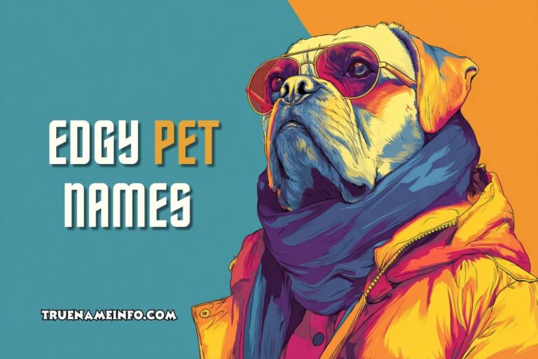 edgy pet names