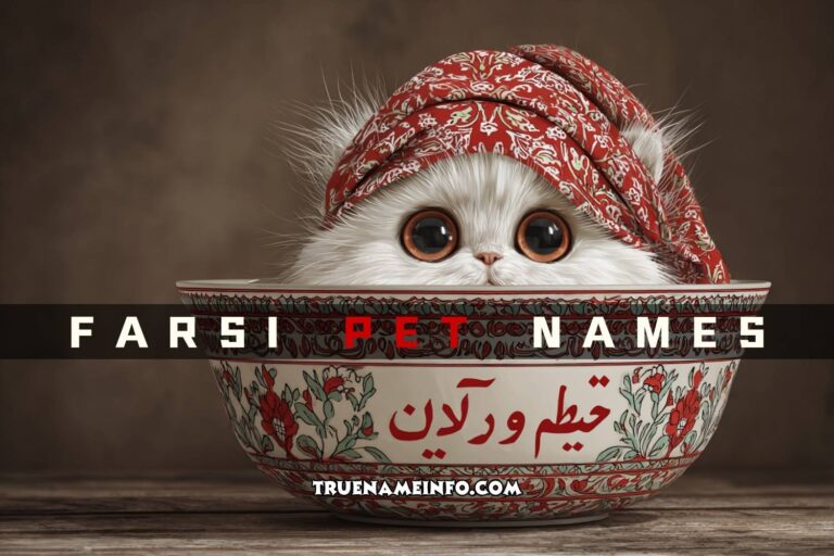 farsi pet names