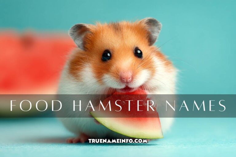 food hamster names