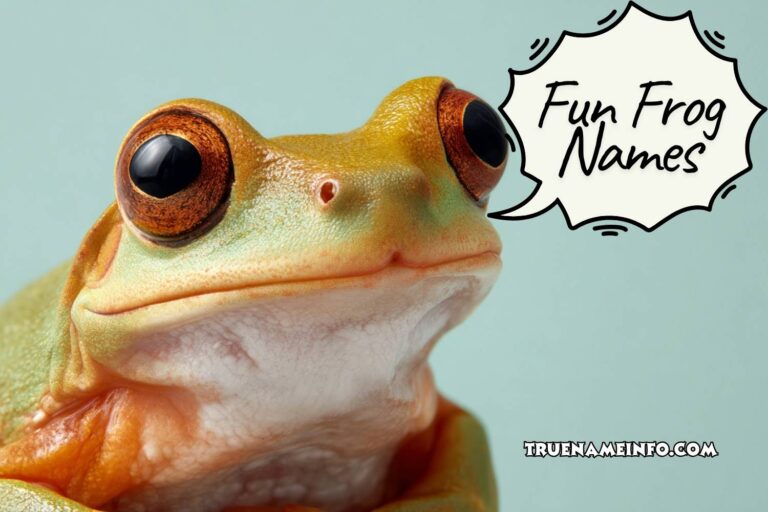 fun frog names