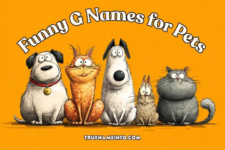 funny g names for pets