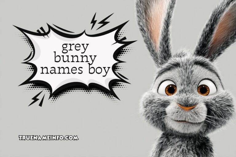 grey bunny names boy