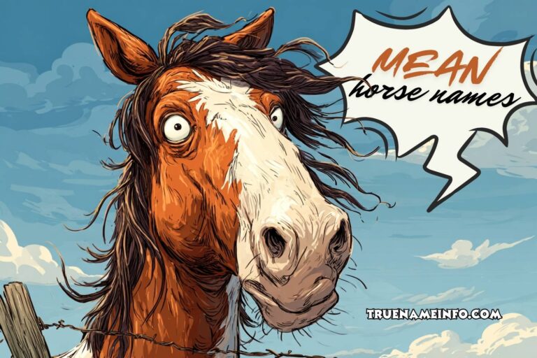 mean horse names
