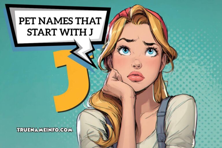 pet names that start with j