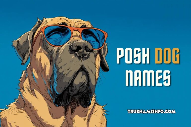 posh dog names