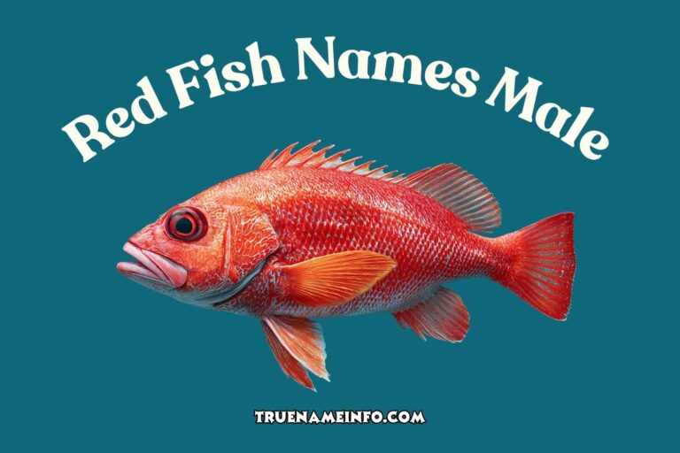 red fish names male