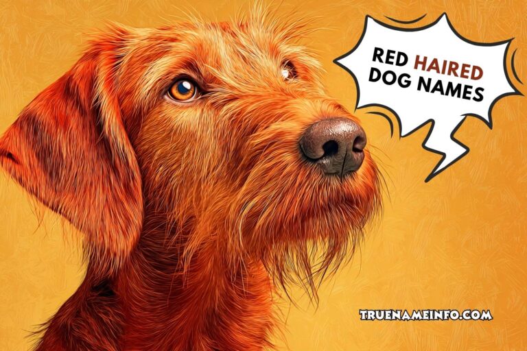 red haired dog names