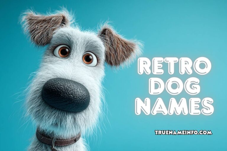 retro dog names