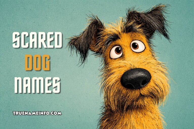 scared dog names