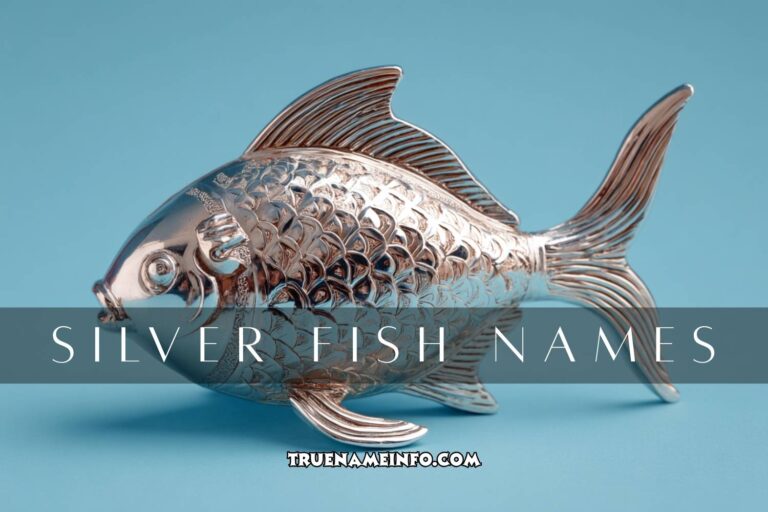 silver fish names
