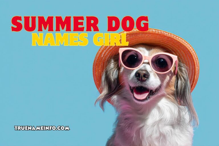 summer dog names girl