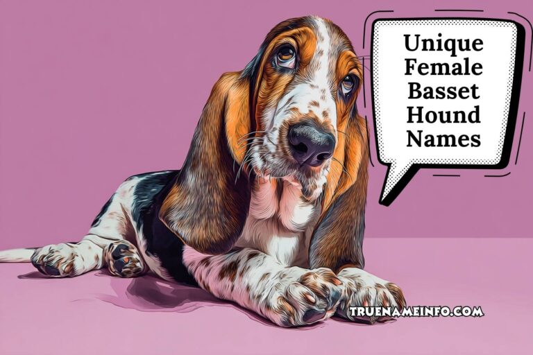 unique female basset hound names