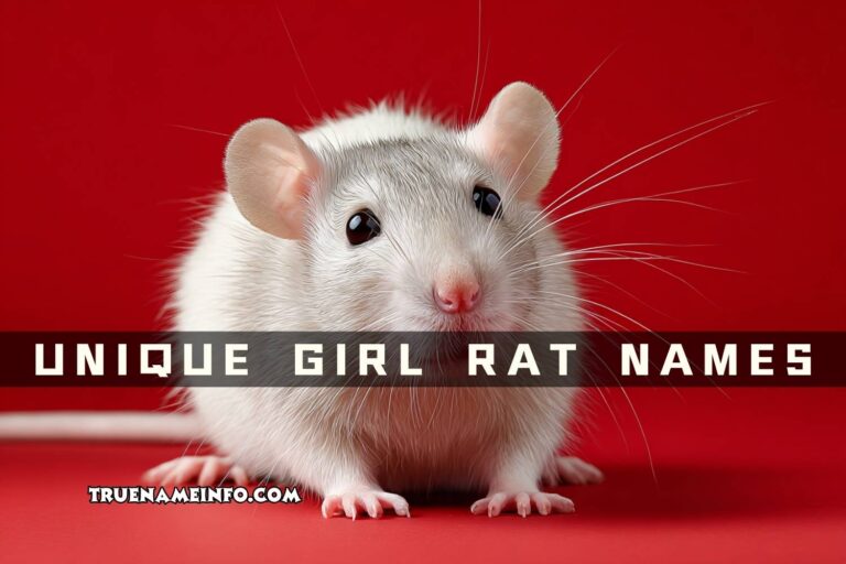 unique girl rat names