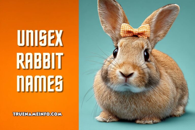 unisex rabbit names