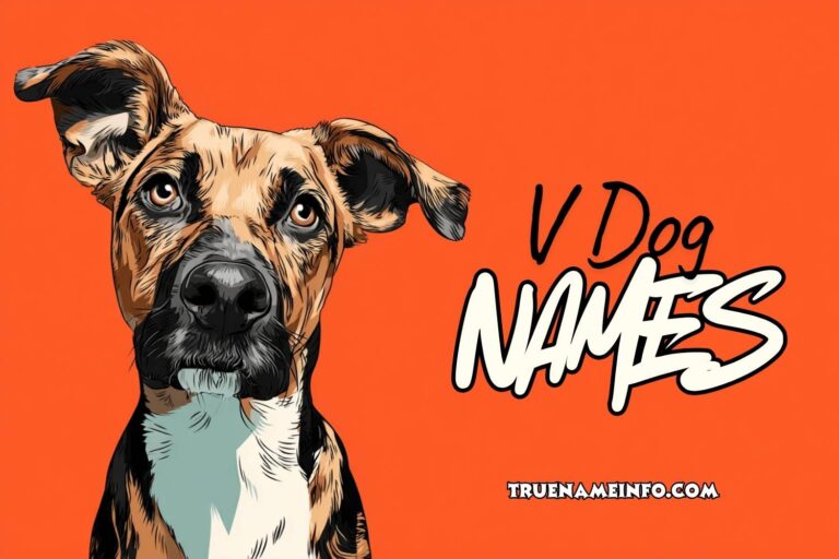 v dog names