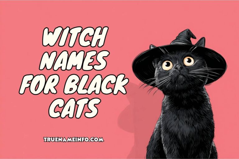 witch names for black cats